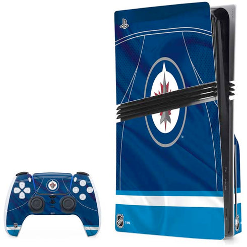 NHL Winnipeg Jets Jersey PS5 Pro Disk Bundle Skin