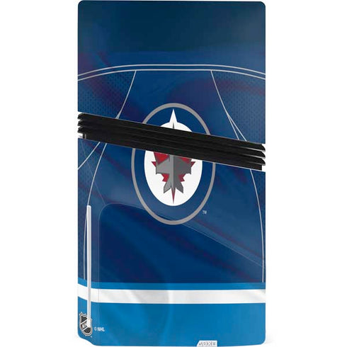 NHL Winnipeg Jets Jersey PS5 Pro Disk Console Skin