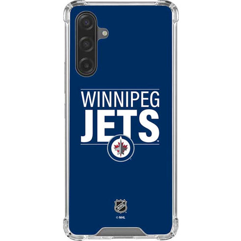 NHL Winnipeg Jets Lineup Galaxy A17 Clear Case