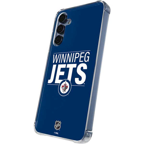 NHL Winnipeg Jets Lineup Galaxy A55 5G Clear Case