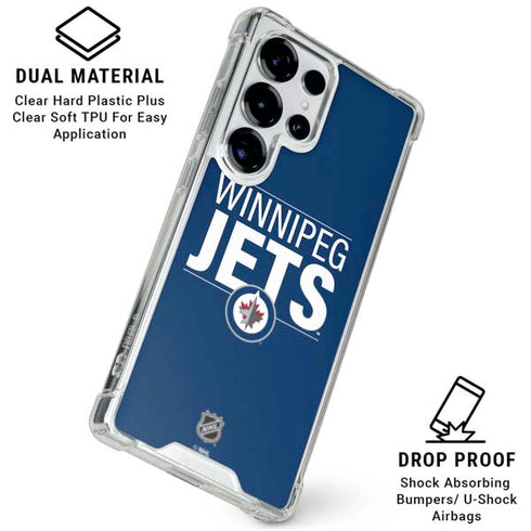 NHL Winnipeg Jets Lineup Galaxy S25 Ultra Clear Case