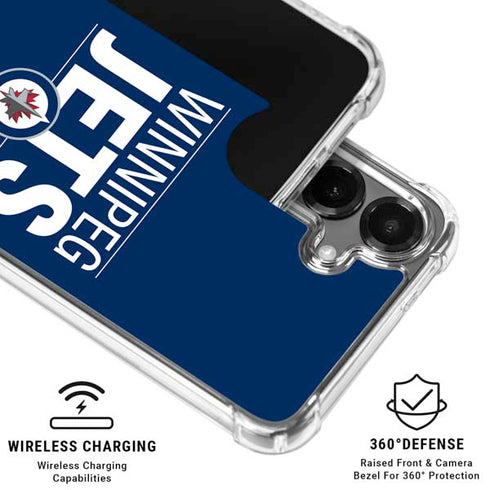 NHL Winnipeg Jets Lineup Galaxy S26 Clear Case