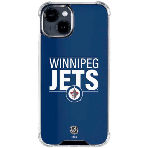 NHL Winnipeg Jets Lineup iPhone 15 Clear Case