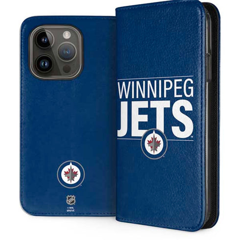 NHL Winnipeg Jets Lineup iPhone 15 Pro Folio Case