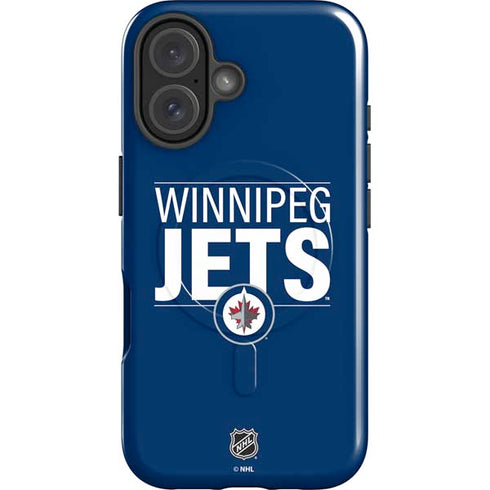 NHL Winnipeg Jets Lineup iPhone 16 Plus Magsafe Impact Case