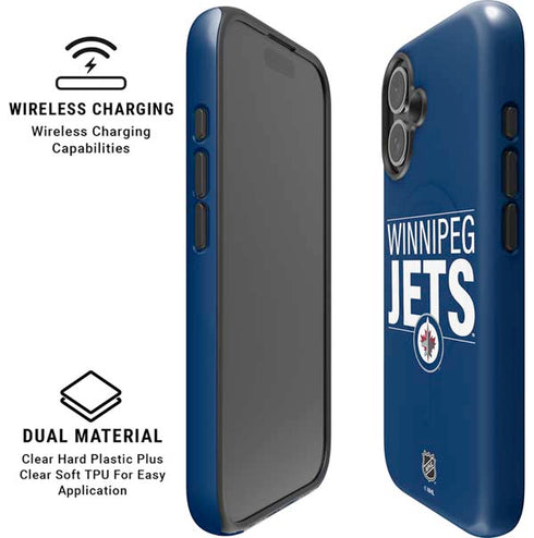 NHL Winnipeg Jets Lineup iPhone 16 Plus Magsafe Impact Case