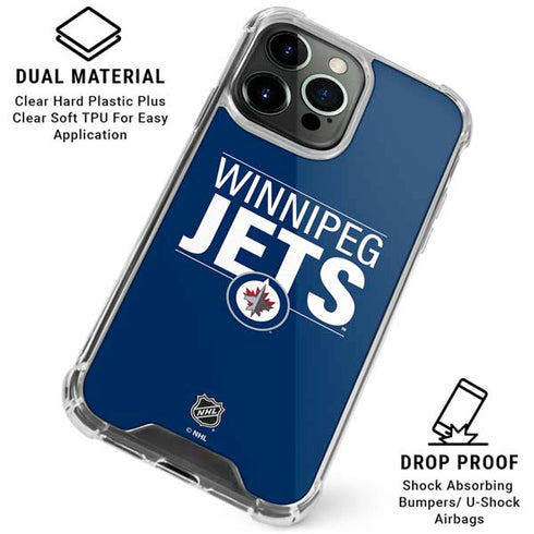 NHL Winnipeg Jets Lineup iPhone 16 Pro Clear Case