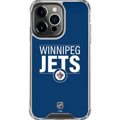 NHL Winnipeg Jets Lineup iPhone 16 Pro Max Clear Case