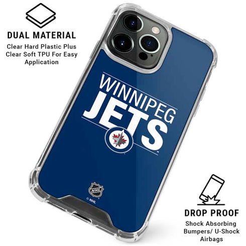 NHL Winnipeg Jets Lineup iPhone 16 Pro Max Clear Case