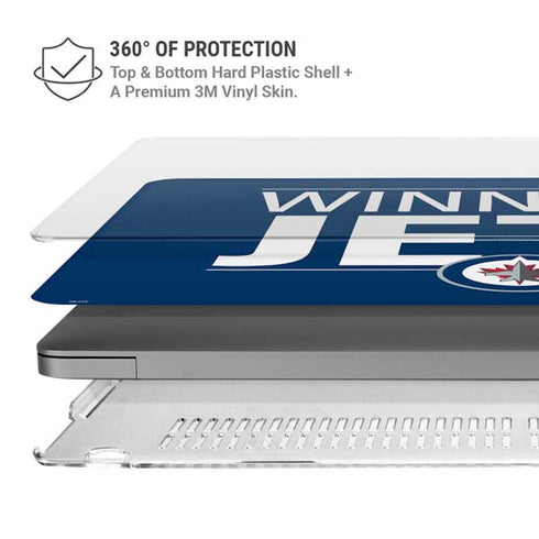NHL Winnipeg Jets Lineup MacBook Pro 14in (2021-24) Case plus Skin