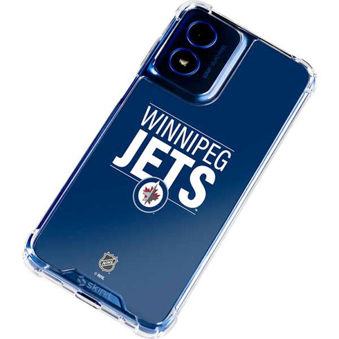 NHL Winnipeg Jets Lineup Moto G 5G (2024) Clear Case