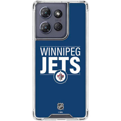 NHL Winnipeg Jets Lineup Moto G Stylus 5G (2025) Clear Case