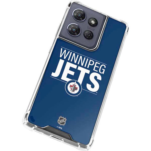 NHL Winnipeg Jets Lineup Moto G Stylus 5G (2025) Clear Case