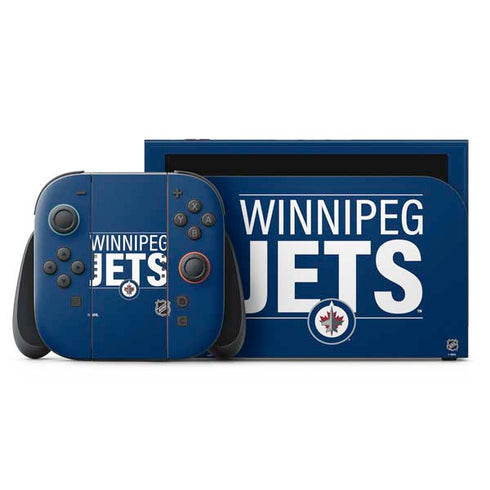 NHL Winnipeg Jets Lineup Nintendo Switch 2 (2025) with Joy-Con Skin