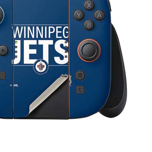 NHL Winnipeg Jets Lineup Nintendo Switch 2 (2025) Joy-Con Controller Skin
