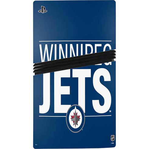 NHL Winnipeg Jets Lineup PS5 Pro Console Skin