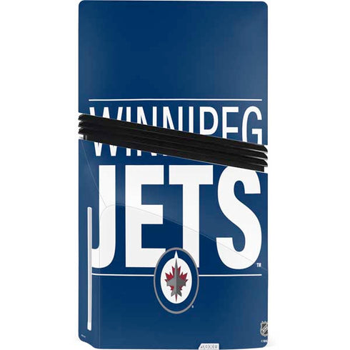 NHL Winnipeg Jets Lineup PS5 Pro Disk Console Skin