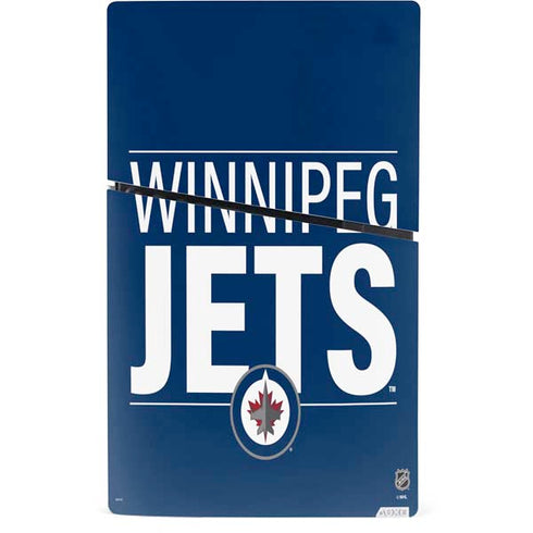 NHL Winnipeg Jets Lineup PS5 Slim Digital Edition Console Skin