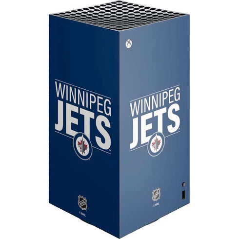NHL Winnipeg Jets Lineup XBox Series X Digital Edition Console Skin