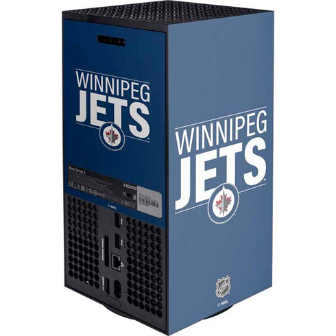 NHL Winnipeg Jets Lineup XBox Series X Digital Edition Console Skin