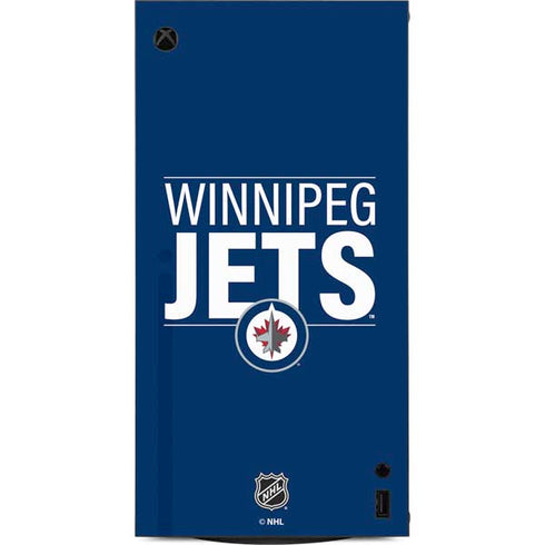 NHL Winnipeg Jets Lineup XBox Series X Digital Edition Console Skin