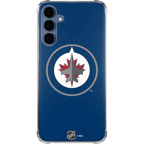 NHL Winnipeg Jets Logo Galaxy A35 5G Clear Case
