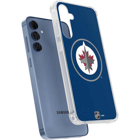 NHL Winnipeg Jets Logo Galaxy A35 5G Clear Case