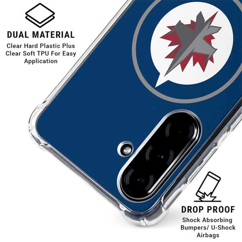NHL Winnipeg Jets Logo Galaxy A36 5G Clear Case