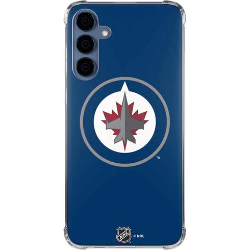NHL Winnipeg Jets Logo Galaxy A55 5G Clear Case
