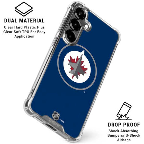 NHL Winnipeg Jets Logo Galaxy S26 Plus Clear Case