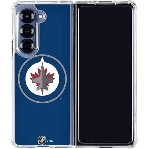 NHL Winnipeg Jets Logo Galaxy Z Fold6 Clear Case