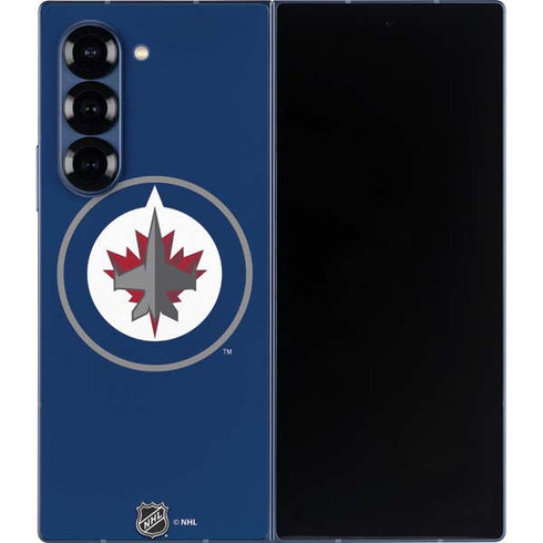NHL Winnipeg Jets Logo Galaxy Z Fold6 Skin