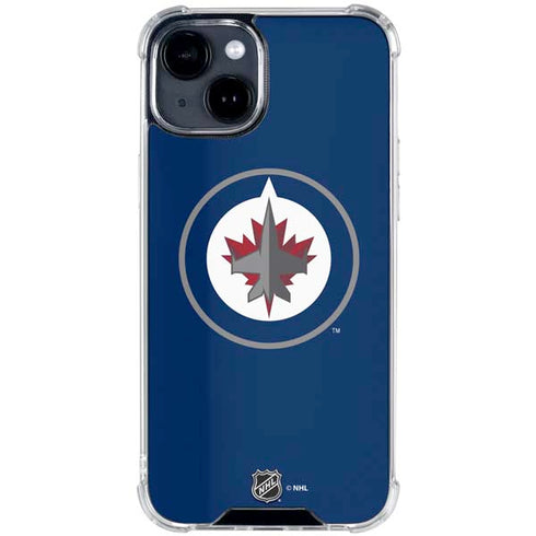 NHL Winnipeg Jets Logo iPhone 15 Clear Case