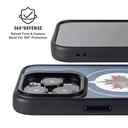 NHL Winnipeg Jets Logo iPhone 15 Pro Max Kickstand Case