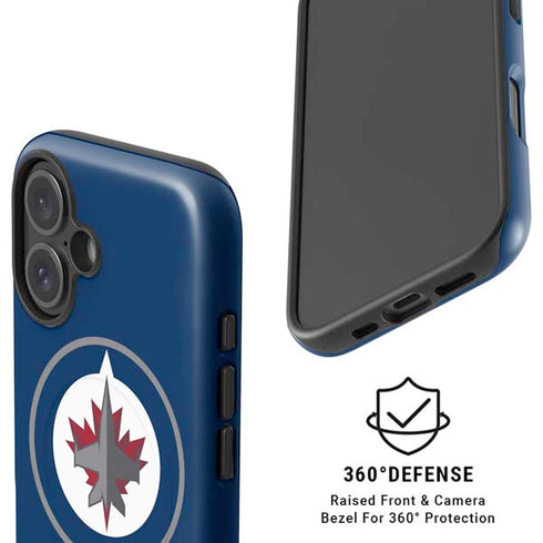 NHL Winnipeg Jets Logo iPhone 16 Magsafe Impact Case