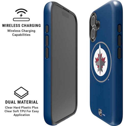 NHL Winnipeg Jets Logo iPhone 16 Magsafe Impact Case