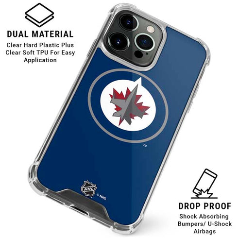 NHL Winnipeg Jets Logo iPhone 16 Pro Max Clear Case