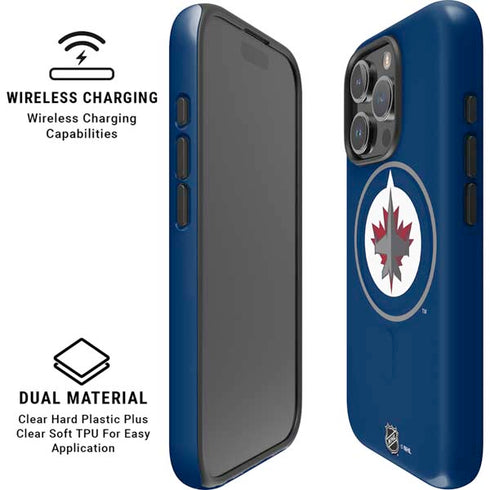 NHL Winnipeg Jets Logo iPhone 16 Pro Max Magsafe Impact Case