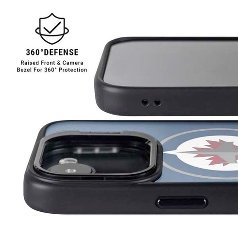 NHL Winnipeg Jets Logo iPhone 16e Kickstand Case