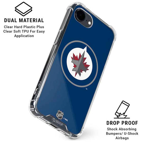 NHL Winnipeg Jets Logo iPhone 16e Clear Case