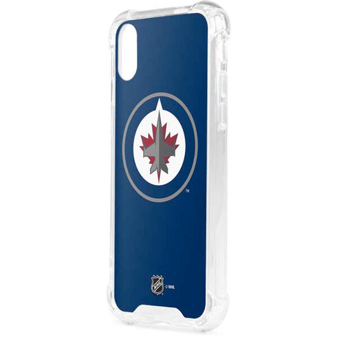 NHL Winnipeg Jets Logo iPhone XS Clear Case
