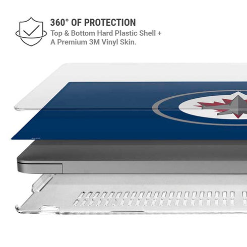 NHL Winnipeg Jets Logo MacBook Pro 14in (2021-24) Case plus Skin