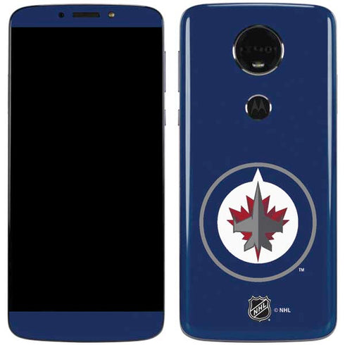NHL Winnipeg Jets Logo Moto E5 Plus Skin