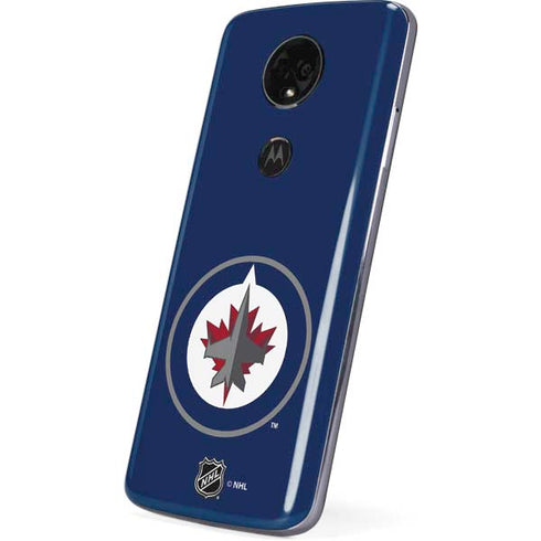 NHL Winnipeg Jets Logo Moto E5 Plus Skin