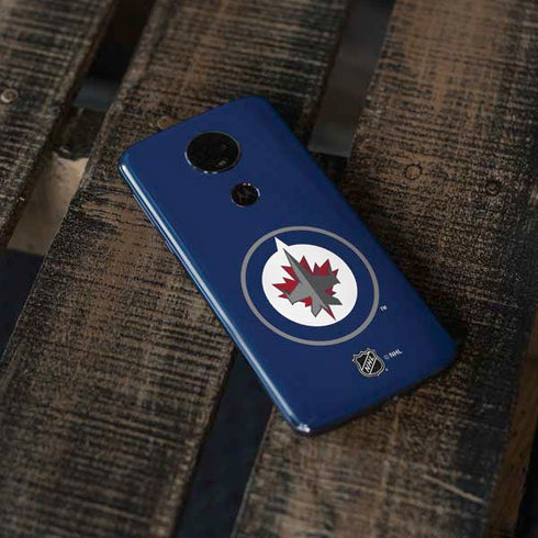 NHL Winnipeg Jets Logo Moto E5 Plus Skin
