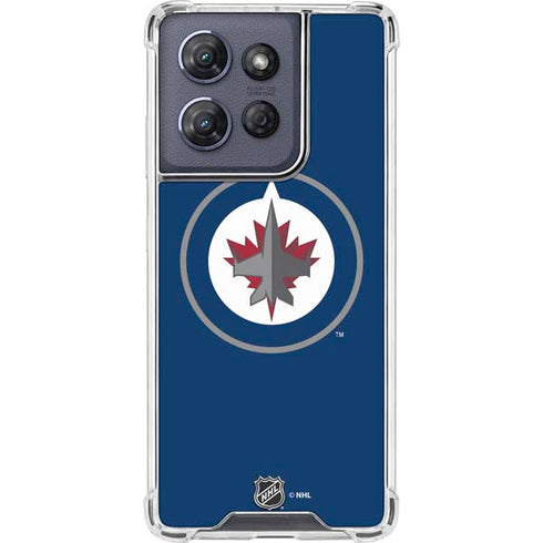 NHL Winnipeg Jets Logo Moto G 5G (2025) Clear Case
