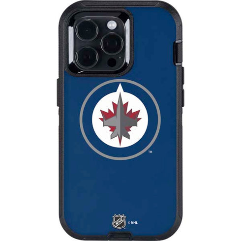 NHL Winnipeg Jets Logo Otterbox Defender iPhone Skin