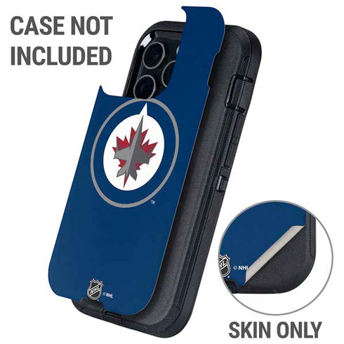 NHL Winnipeg Jets Logo Otterbox Defender iPhone Skin