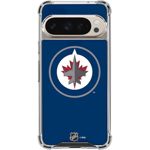 NHL Winnipeg Jets Logo Pixel 9/9 Pro Clear Case