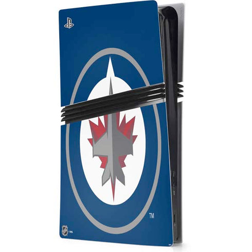NHL Winnipeg Jets Logo PS5 Pro Console Skin